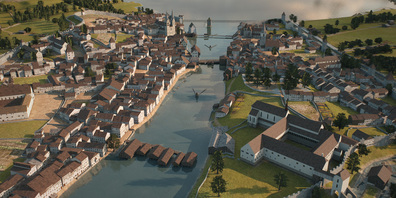 So sah die Stadt Zürich vor 500 Jahren aus.