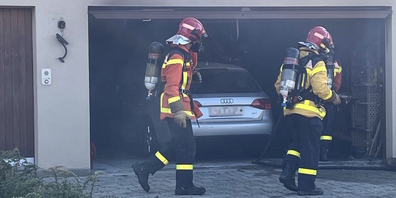 Der Brand in Mörschwil konnte schnell unter Kontrolle gebracht werden.