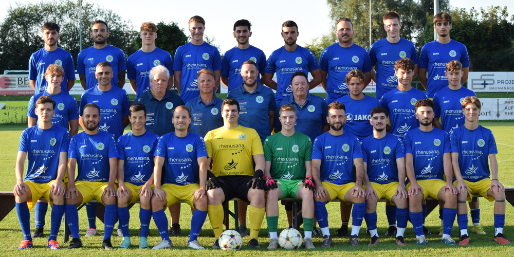 Das Fanionteam des FC Diepoldsau in der Saison 2024/25