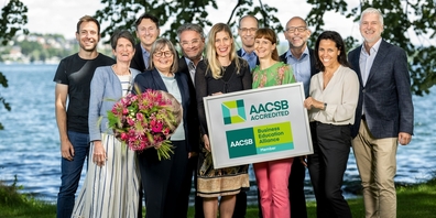 Die Leitung des Departements Wirtschaft und das AACSB-Projektteam an der OST freuen sich über die internationale Anerkennung mit dem AACSB-Siegel.