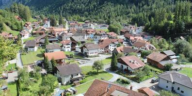 Die Wanderung endet in Vättis.