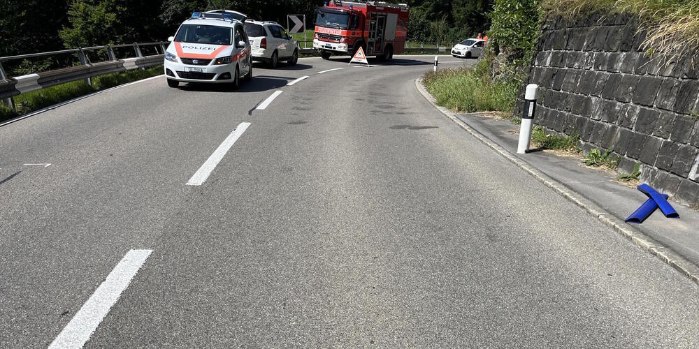 Es entstand Sachschaden von mehreren tausend Franken. 