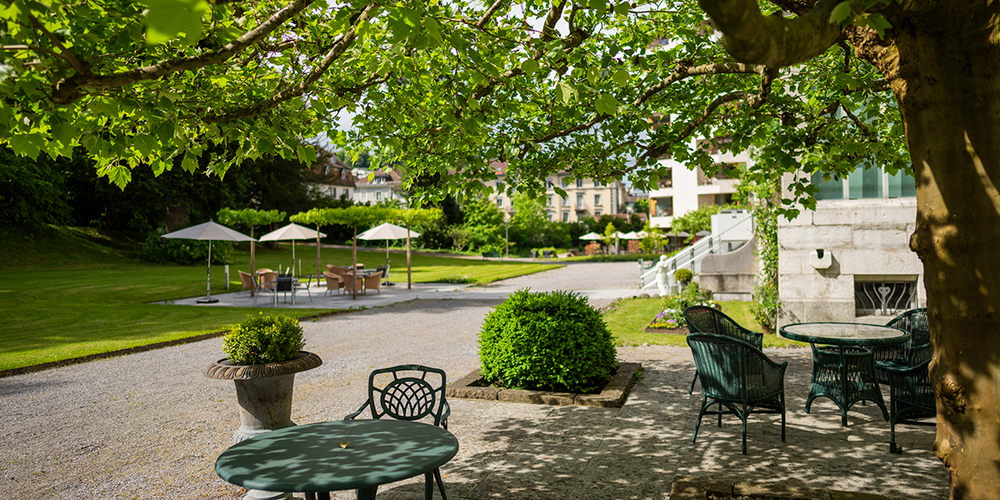 Der Singenbergpark an der Rorschacherstrasse 92