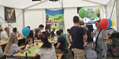 Spannende Kurzansprachen und unterhaltsame Begleitung durch Clown Geronimo Fröhlich.