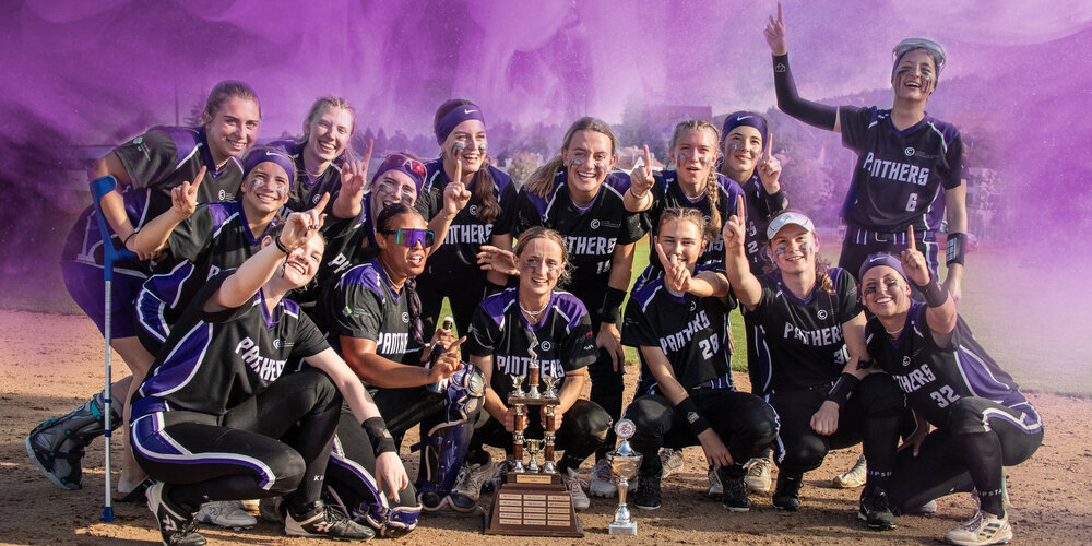 Die Panthers Wittenbach nach ihrem Meistertitel 2023