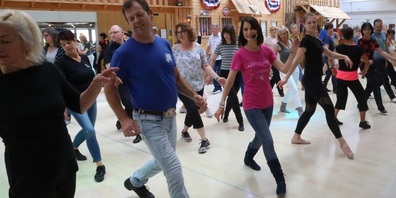 Line Dance ist nach wie vor sehr beliebt.