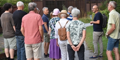 Unterwegs in Rapperswil-Jona mit Stapi-Kandidat Boris Meier. (2.v.r.)