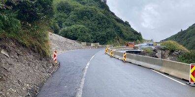 In Rekordtempo wurde die Arlbergpassstrasse zwischen Alpe Rauz und St.Christoph wiederhergestellt