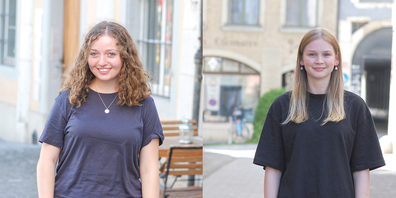 Laura Alar (l.) knüpft an ihr Schnupperpraktikum an und startet voll durch. Für Mevina Portner endet das Kapitel beim «Bock», dafür startet das des Studiums.