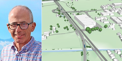 Leser Stefan Gschwend (l.) macht sich Gedanken zum Finanzierungsargument für die A15-Gaster und blickt in einem Vergleich nach Zug.