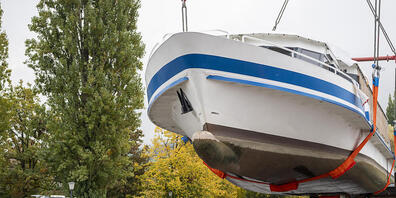 Das Motorschiff MS Schwyz war bis 2023 auf dem Zugersee unterwegs. 2023 zog sie auf den Walensee um. (Archivbild)