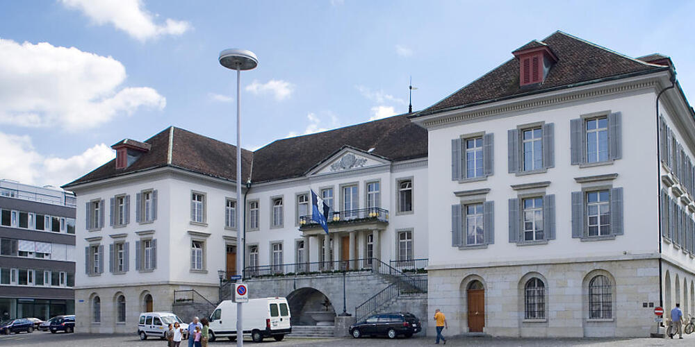 Bei einer Medienkonferenz im Regierungsgebäude in Aarau hat Finanzdirektor und Landammann Markus Dieth am Donnerstag den Aargauer Finanzplan 2025-2028 vorgestellt. (Archivbild)