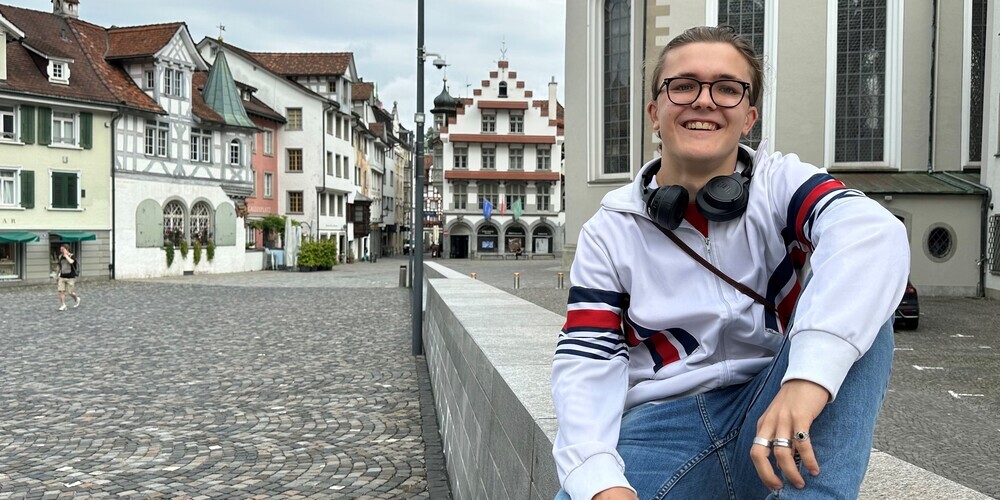 Der 20-jährige Giordano Barth leitet das Projekt