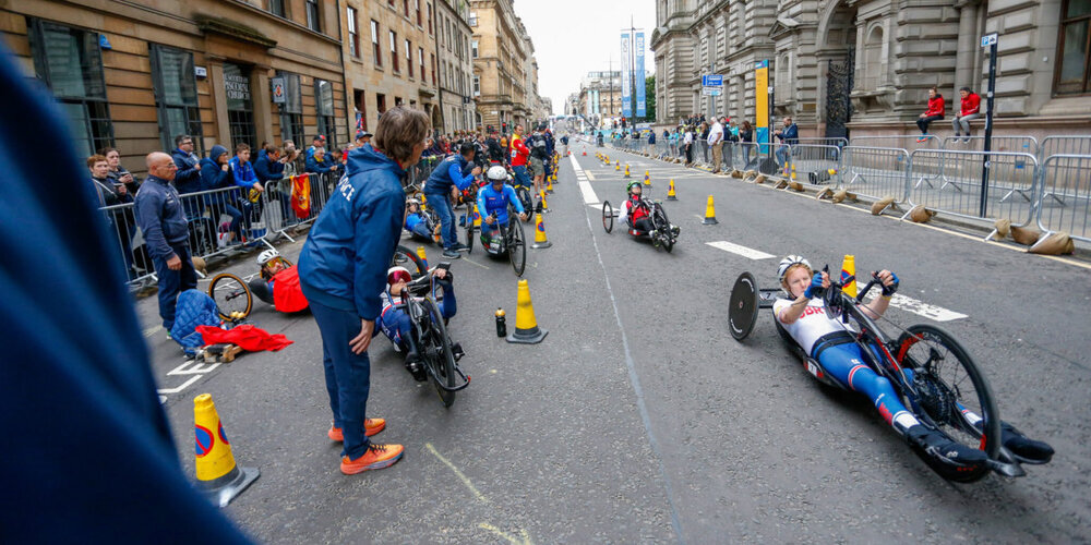 Die Rad-WM 2024 wird am 21. September 2024 in Zürich mit Para-Cycling Mixed Handbike eröffnet. (Archivbild)