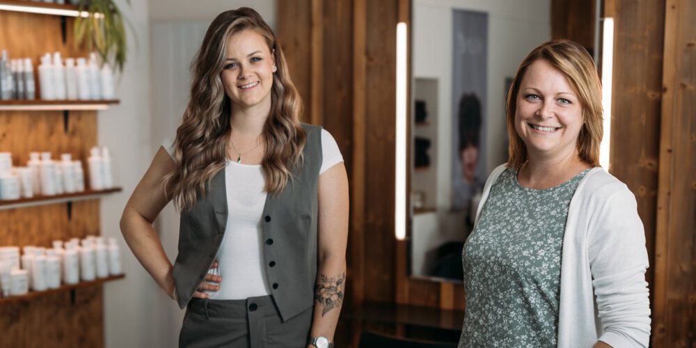 Teilen sich die Räumlichkeiten, arbeiten aber eigenständig: Jennifer de Roos (links) und Sibylle Sommerhalder.