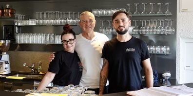 Franco Martorelli (Mitte) und ein Teil seines Teams verwöhnen die Gäste mit ehrlicher italiensicher Küche.