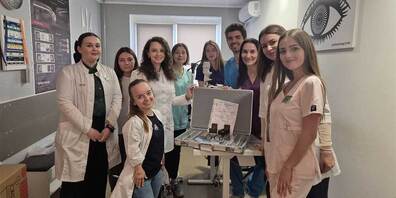 Ärztinnen und Fachleute der Augenabteilung im Regionalkrankenhaus in Iwano-Frankiwsk. Fotonachweis