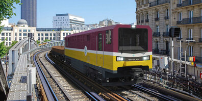 Bald werden Lokomotiven von Stadler auf den Schienen der Pariser Metro im Einsatz stehen.