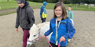 Die Kinder genossen die Woche mit den Ponys.