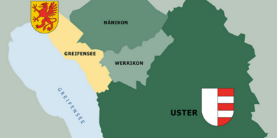 Nänikon und Werrikon sollen neu zur Gemeinde Greifensee wechseln.