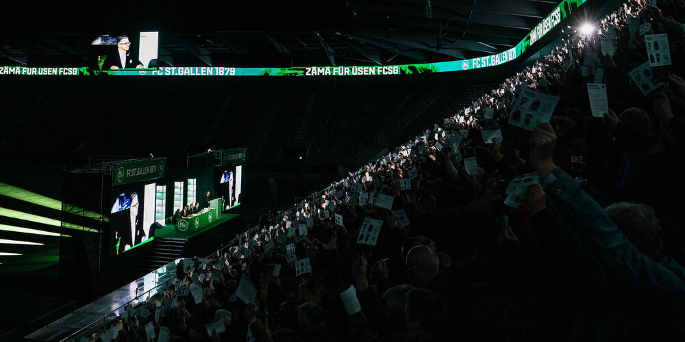 Der FC St.Gallen 1879 bedankt sich bei allen Aktionären für die grosse Unterstützung