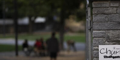 Chur hat in seinem Stadtpark eine der grössten offenen Drogenszenen der Schweiz. (Archivbild)