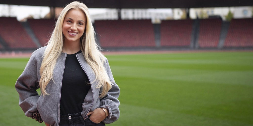Die Fussballspielerin Ana Maria Marković im Letzigrund.