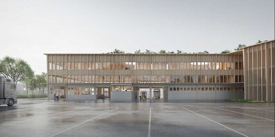 Projektwettbewerb, 2021, 1. Preis des Interventionszentrums Zoll St.Margrethen