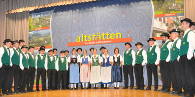 Der Altstätter Jodlerklub unter der Leitung von Hedy Fitze sorgte für beste Unterhaltung.