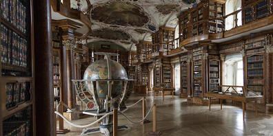 Auch die St. Galler Stiftsbibliothek ist vom Cyberangriff betroffen. (Archivbild)
