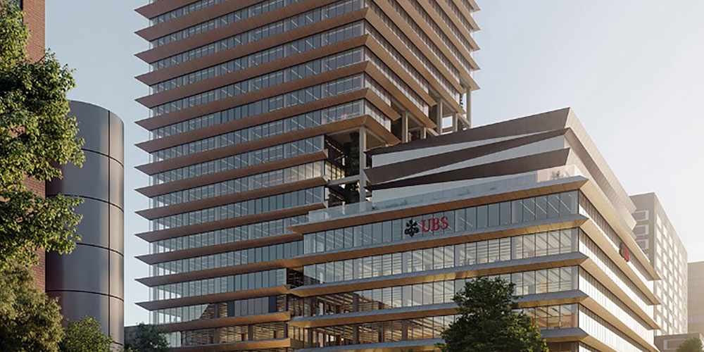 108 Meter hoch soll das UBS-Hochhaus werden. 