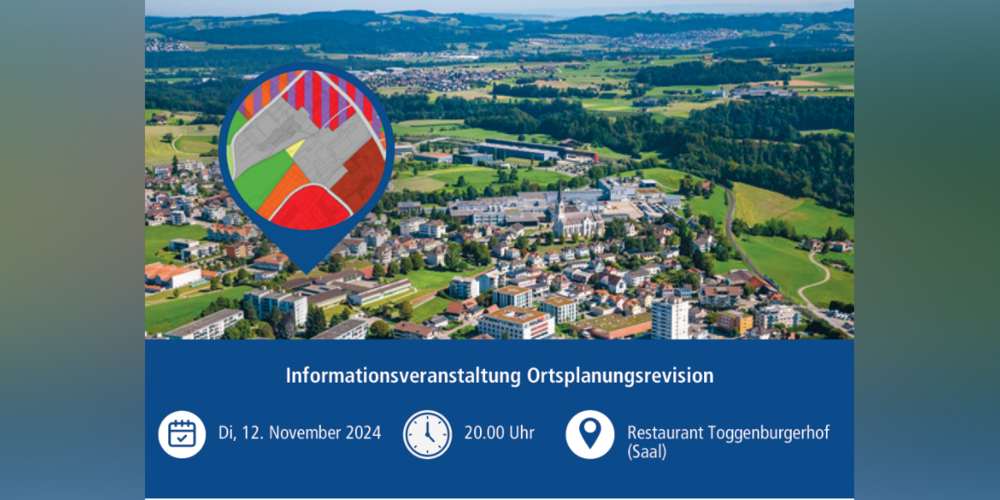 Zum Auftakt der Mitwirkung wird eine öffentliche Informationsveranstaltung durchgeführt.