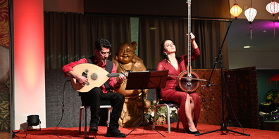 Türkische Volksmusik am Eröffnungsabend.