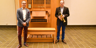 Davide de Zotti (l) und Basil Hubatka begeistern mit ihrer Kammermusik.