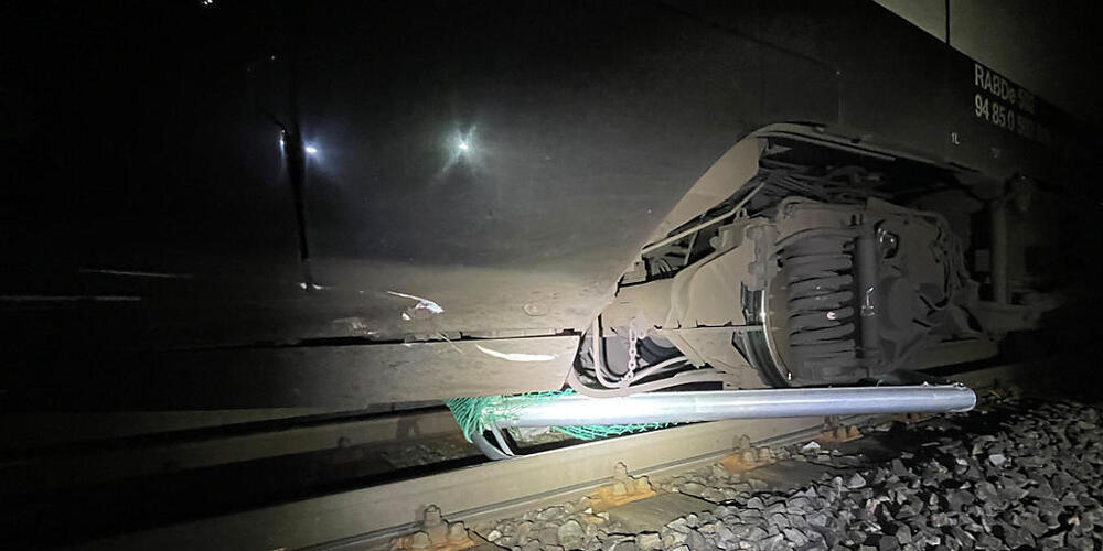 Die Schnellbremsung konnte die Kollision nicht verhindern.