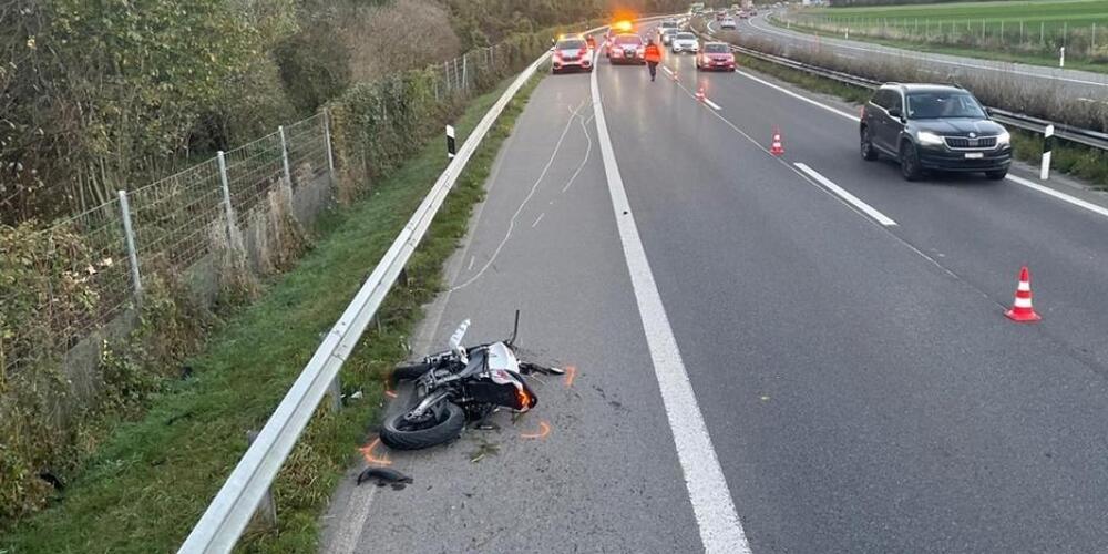 Ein 17-Jähriger ist am Montag in Zizers verunfallt.
