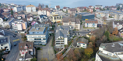 Wollerau von oben