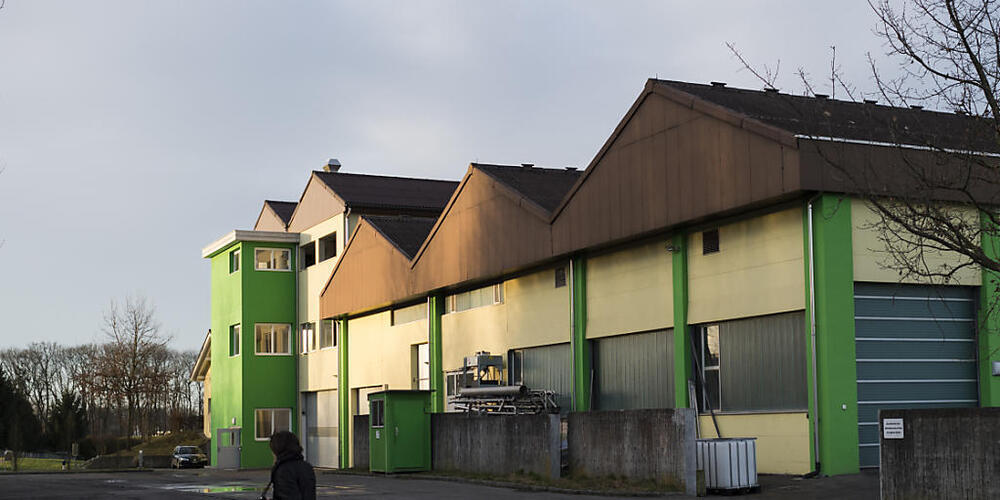 Die Vergärungsanlage der Biogasfirma steht am Dorfrand von Münchwilen TG. (Archivbild)