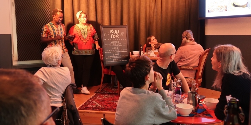 Insgesamt 70 Gäste genossen das Mittag- und Abendessen im zweiten African Pop-Up-Restaurant in Schänis für einen guten Zweck.
