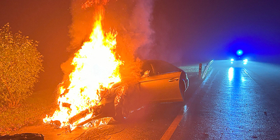 Autobrand in Seewen