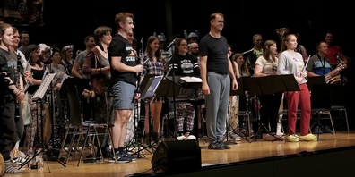 Der Musikverein Berneck musizierte im «Homedress»