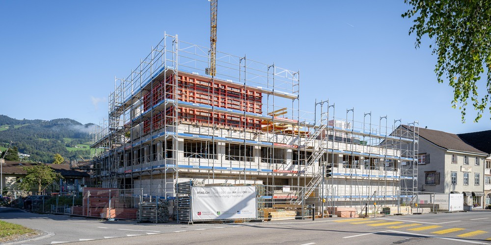 Das neue RTAG-Gebäude an der Churerstrasse in Altstätten 