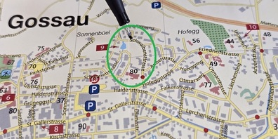 In diesem Kartenabschnitt befindet sich das von der Volksmotionn favorisierte Areal für "Plan B".