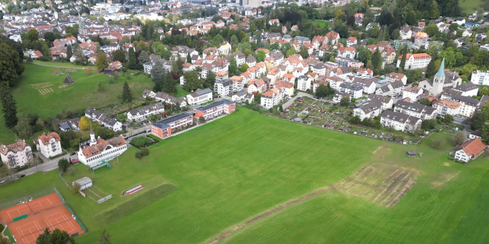 Das Areal Weierweid, auf dem die neue Wohnüberbauung entstehen soll