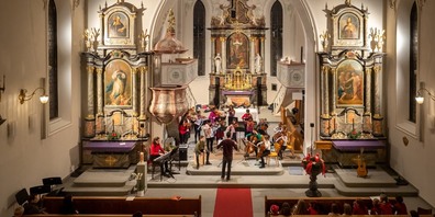 Die Kirche Thal bietet einen würdigen Rahmen für das Weihnachtskonzert der Musikschule am Alten Rhein.