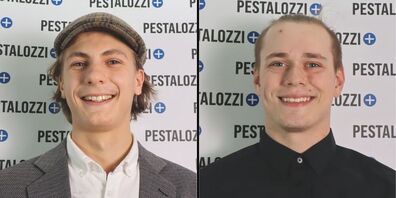 Gabriel Krötz (links) und Tobias Volk (rechts) gehörten zu den ausgezeichneten Lehrlingen.