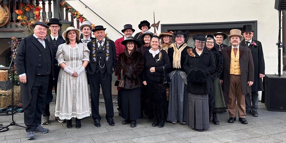 20 Bernecker kamen «im alto Häss» nach Dornbirn.