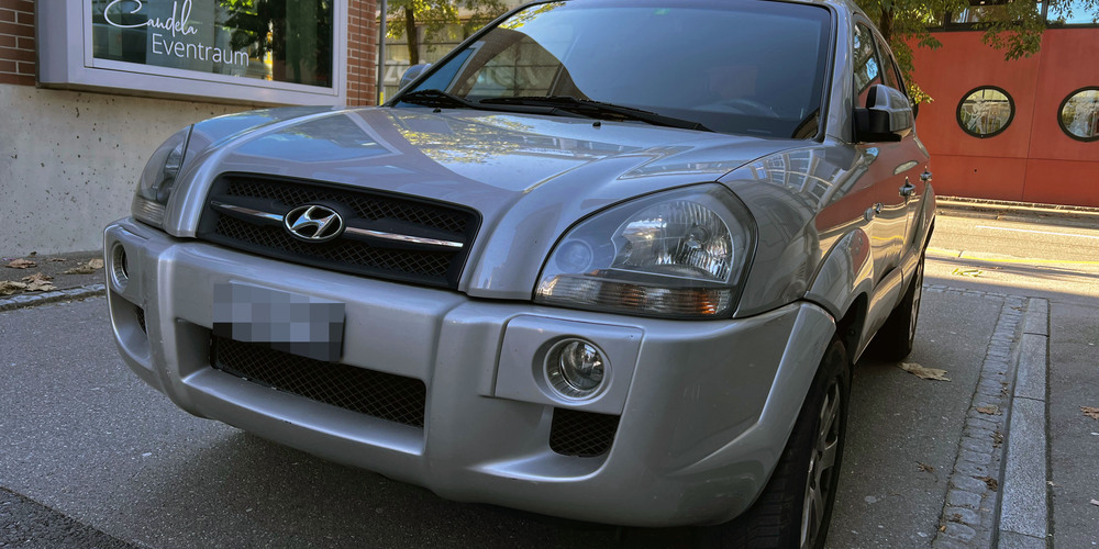 Aufgrund der tiefstehenden Sonne sah der Autofahrer die Fussgängerin nicht.