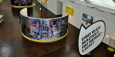Es gibt nicht nur ein Bild der Arbeit . Die flimmernden Kaleidoskope in der Ausstellung ändern sich wie unsere Arbeitswelt.