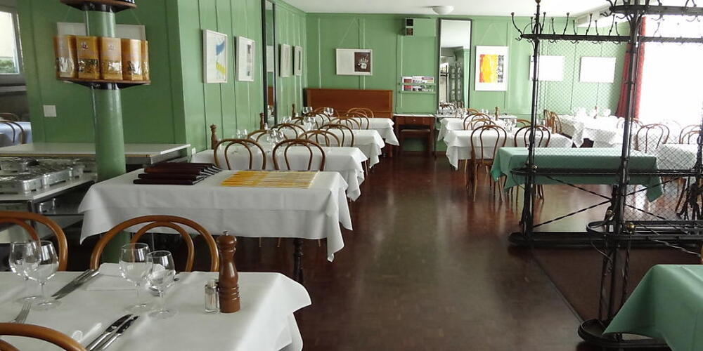 Das Restaurant Baratella in der Stadt St. Gallen wird unter anderem für den historischen Look des Speisesaals gelobt.